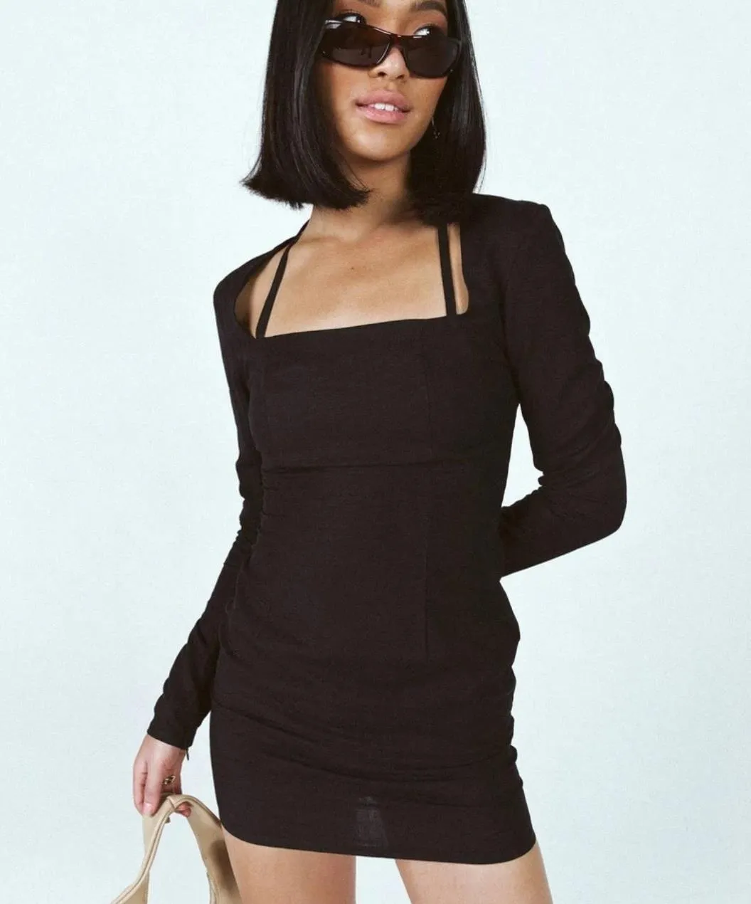 Lioness Womens Black Hacienda Mini Dress Size XS (New)