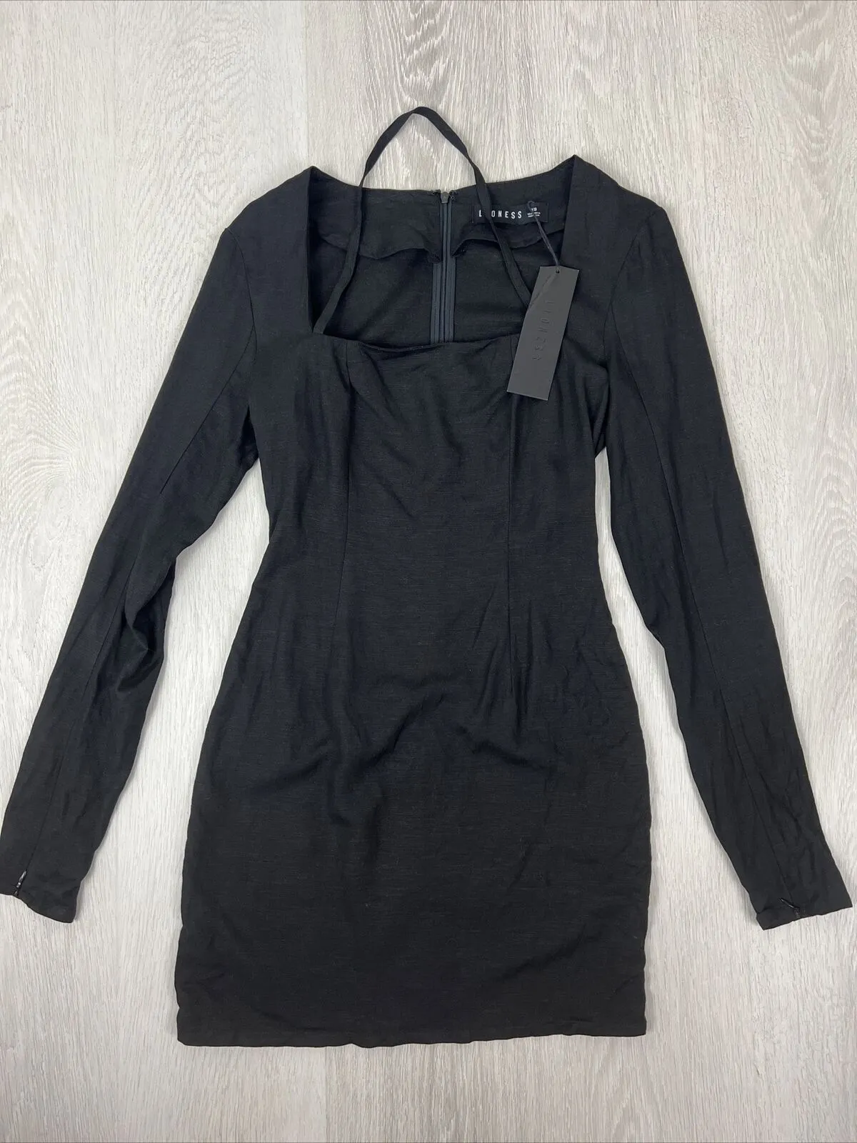 Lioness Womens Black Hacienda Mini Dress Size XS (New)