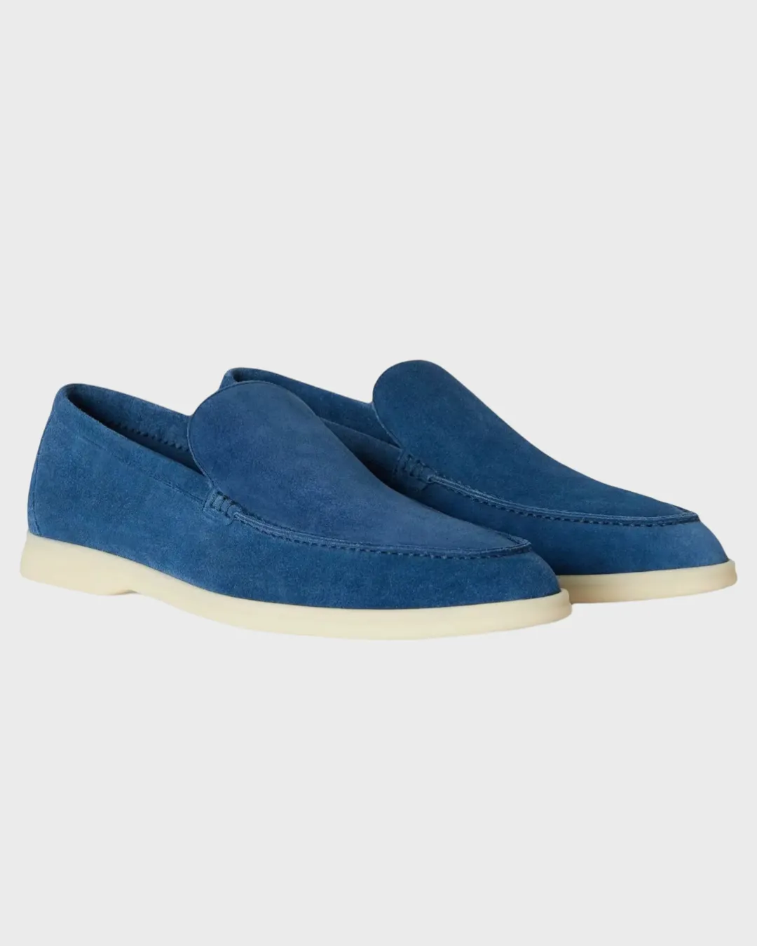 Loro Piana Summer Walk Loafers Cobalt Ink