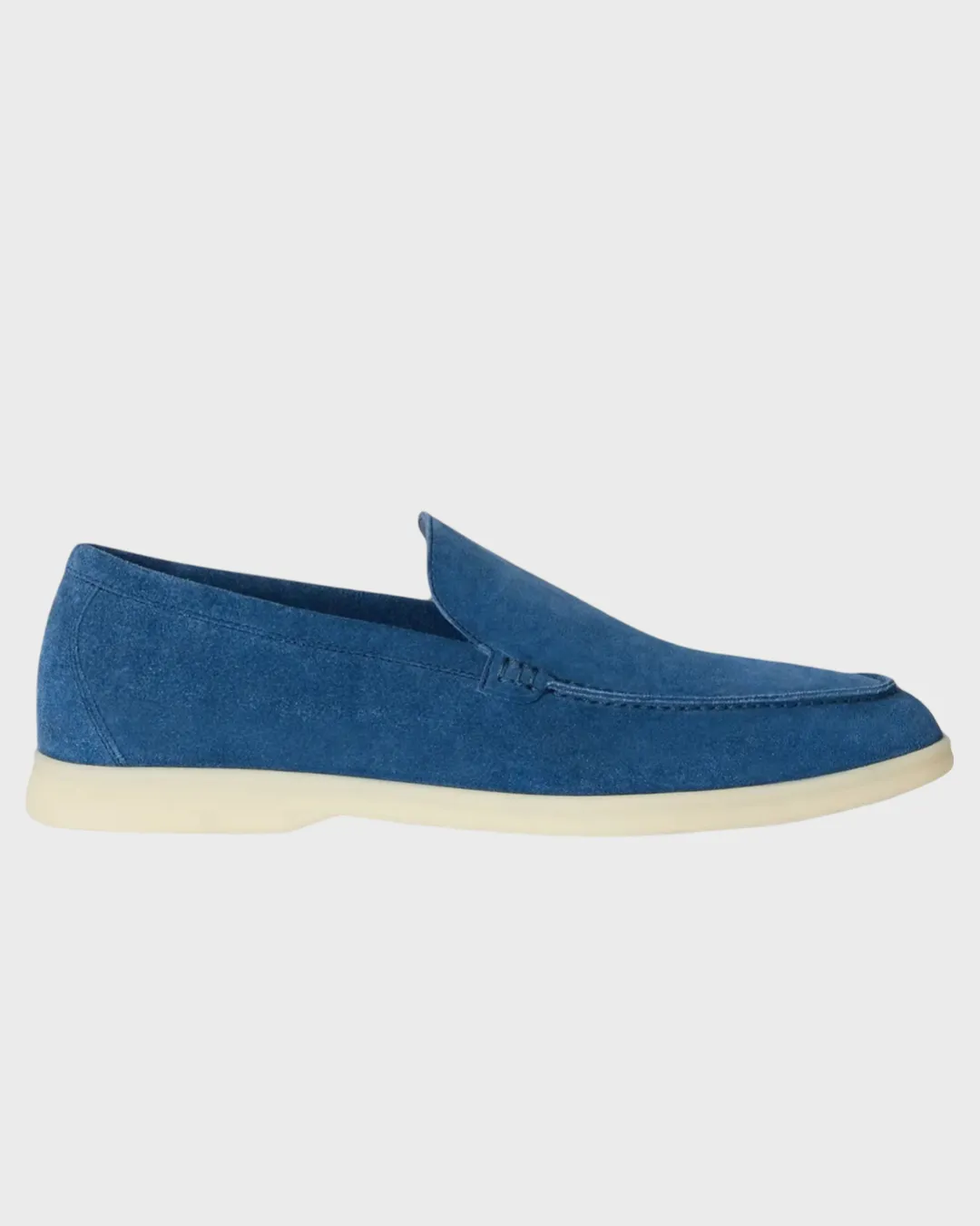 Loro Piana Summer Walk Loafers Cobalt Ink