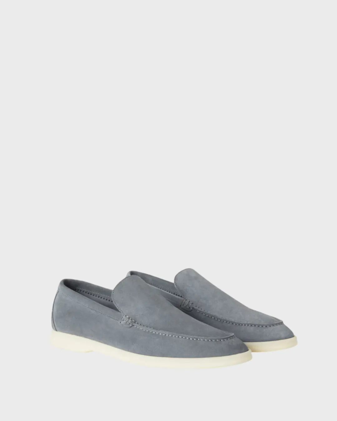 Loro Piana Summer Walk Loafers Frozen Blue