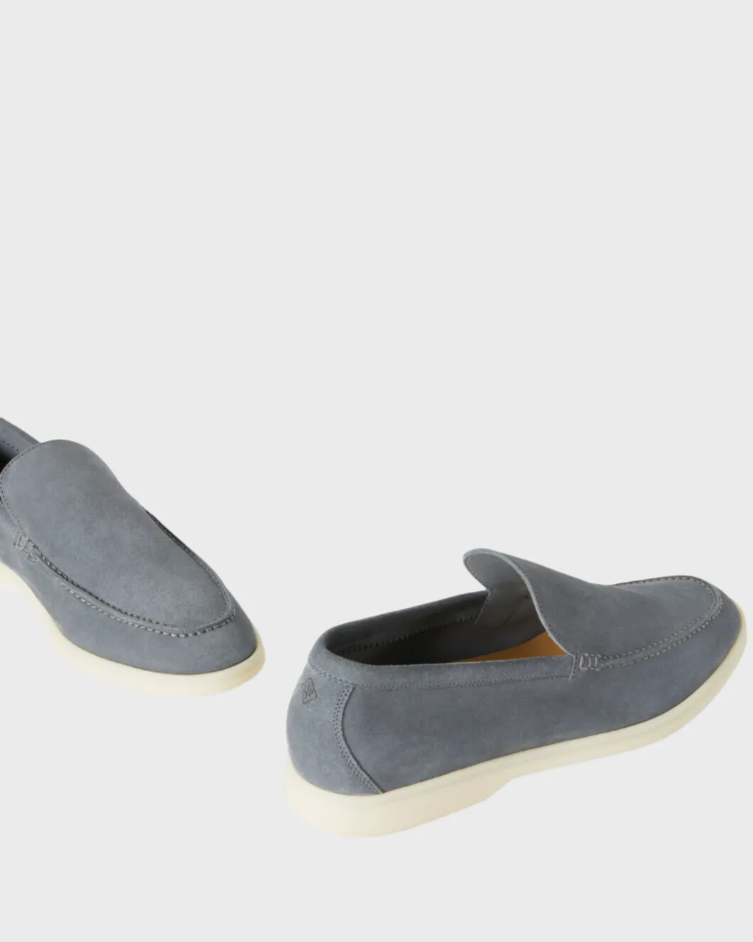 Loro Piana Summer Walk Loafers Frozen Blue
