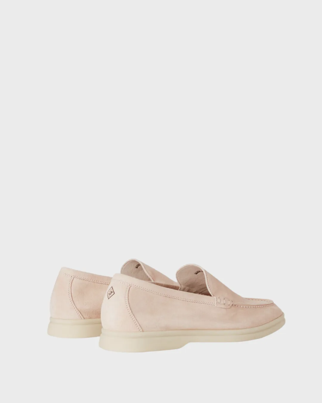 Loro Piana Summer Walk Loafers Suede Light Petal