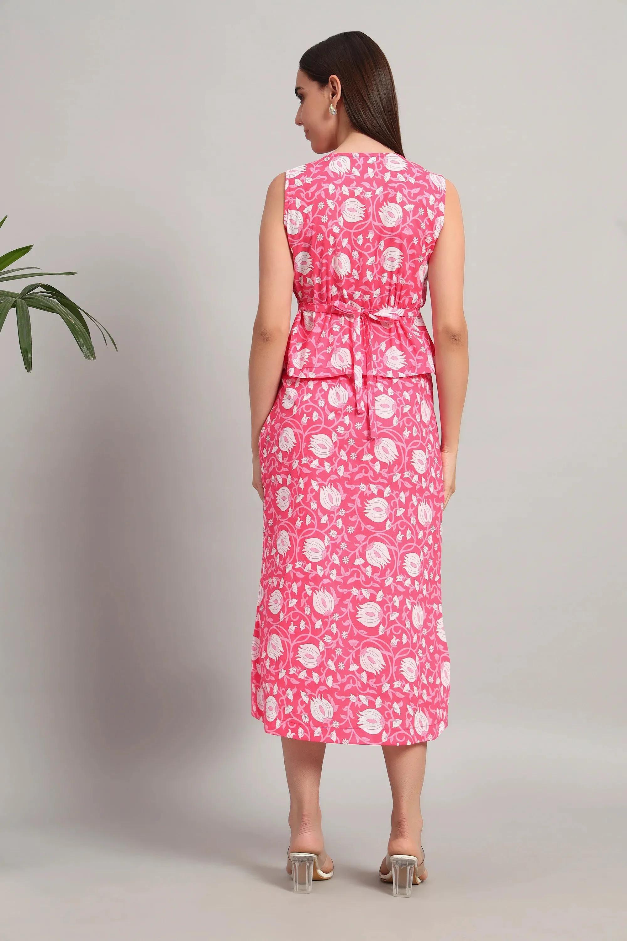 Lotus Bloom Skirt Set