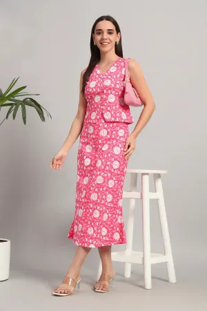 Lotus Bloom Skirt Set