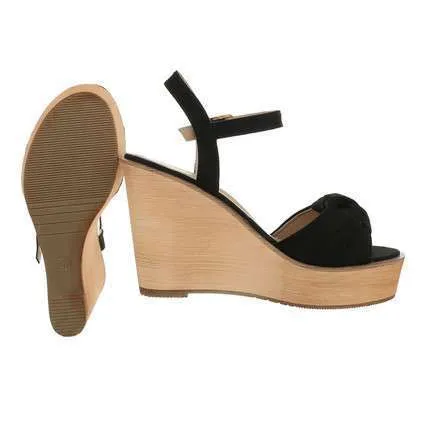 Lucia Bow knot Wedge Sandals