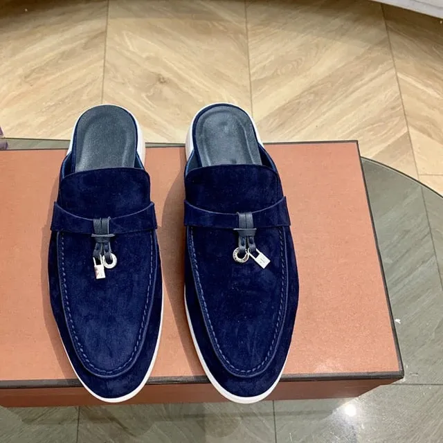 Luxurious women's slip-on shoes