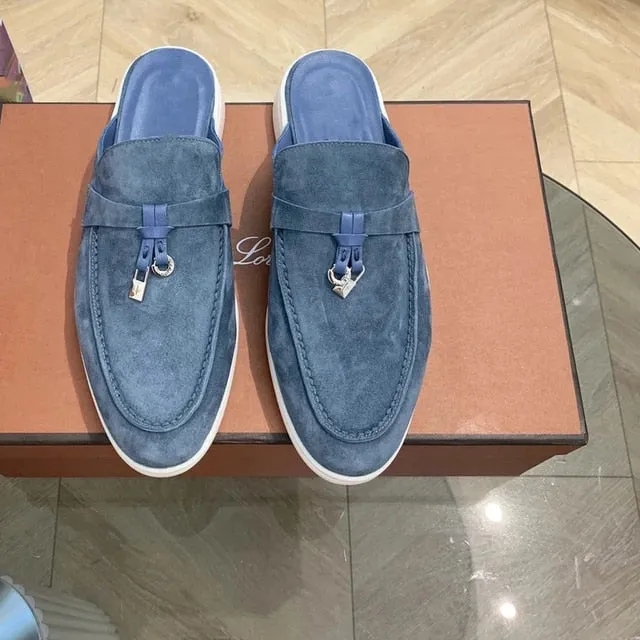 Luxurious women's slip-on shoes