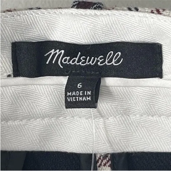 Madewell Suiting Mini Skirt Casual Size 6