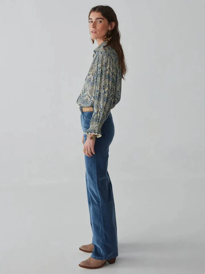 MAISON HOTEL Paula Pant in Pacific Blue