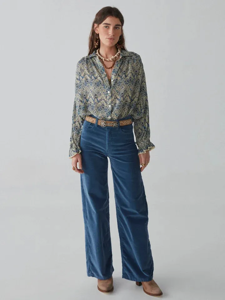 MAISON HOTEL Paula Pant in Pacific Blue