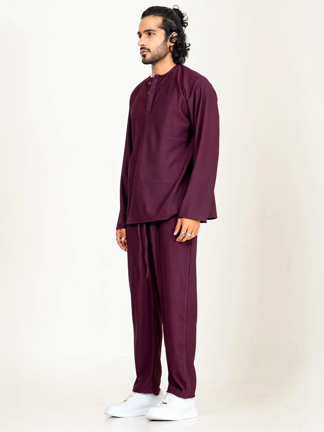 Maroon Cord Pant