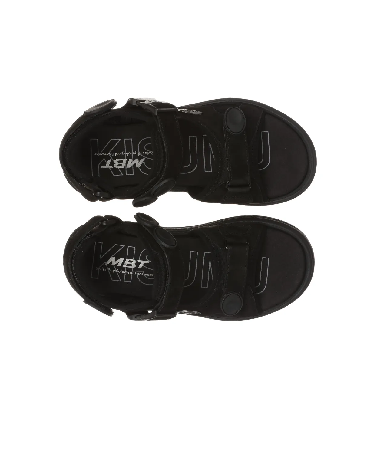 MBT Kisumu Classic Black Mens Sandals