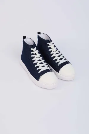 Men  Shoes Half Boot Navy
