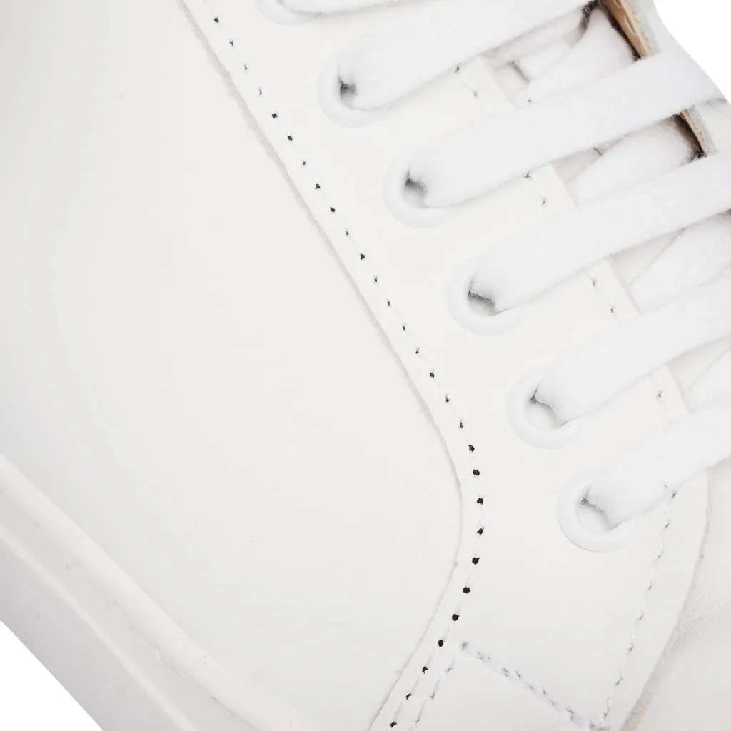 Men's Leather Sneakers - White