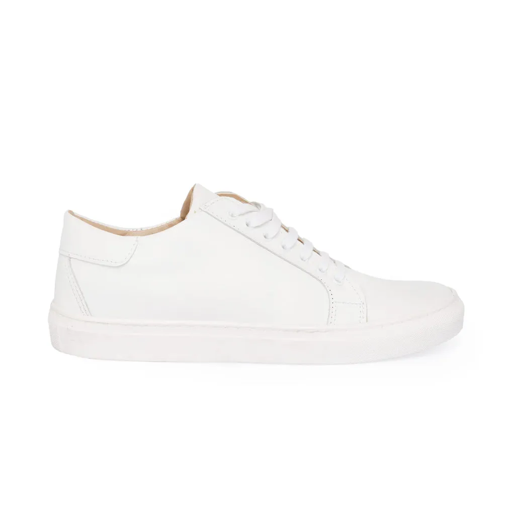 Men's Leather Sneakers - White