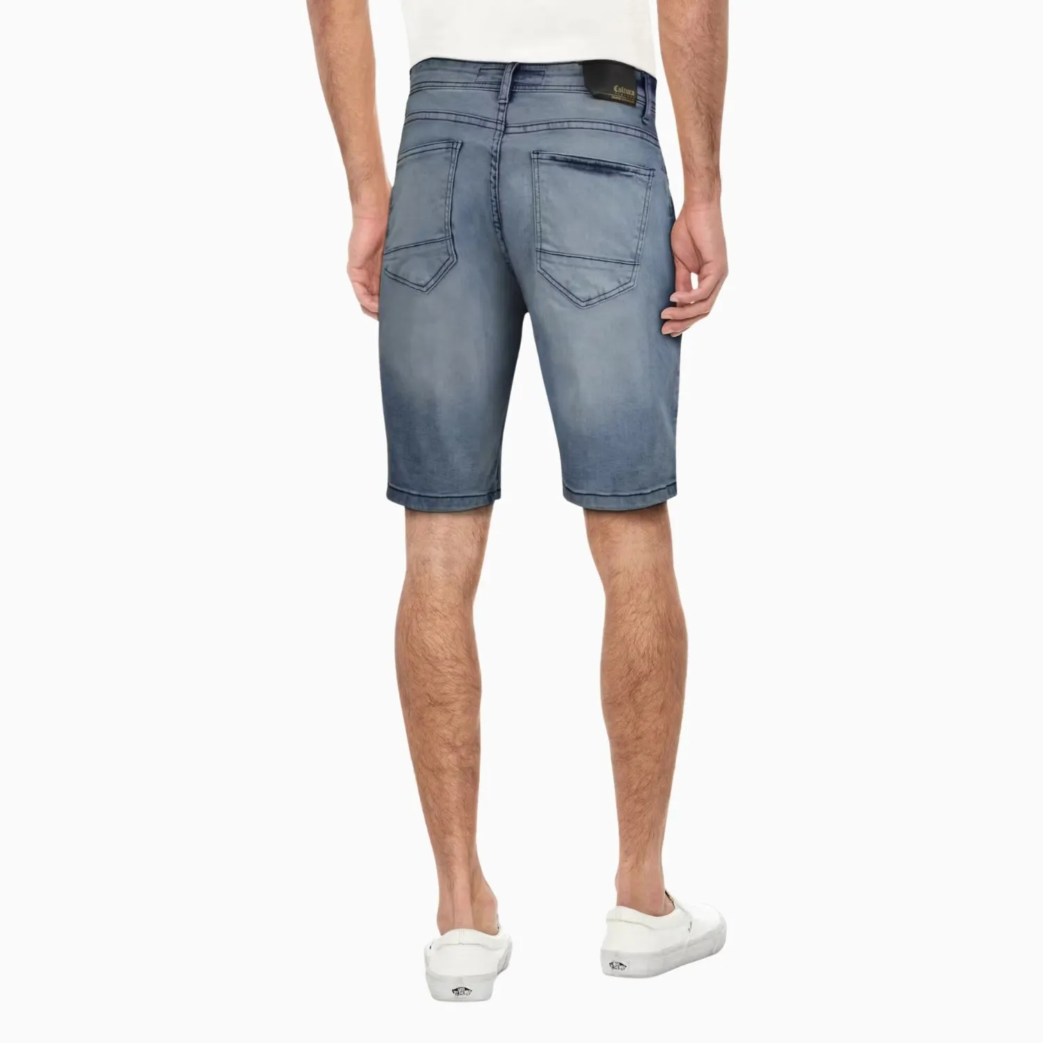 Men's Slim Fit Stretch Denim Shorts
