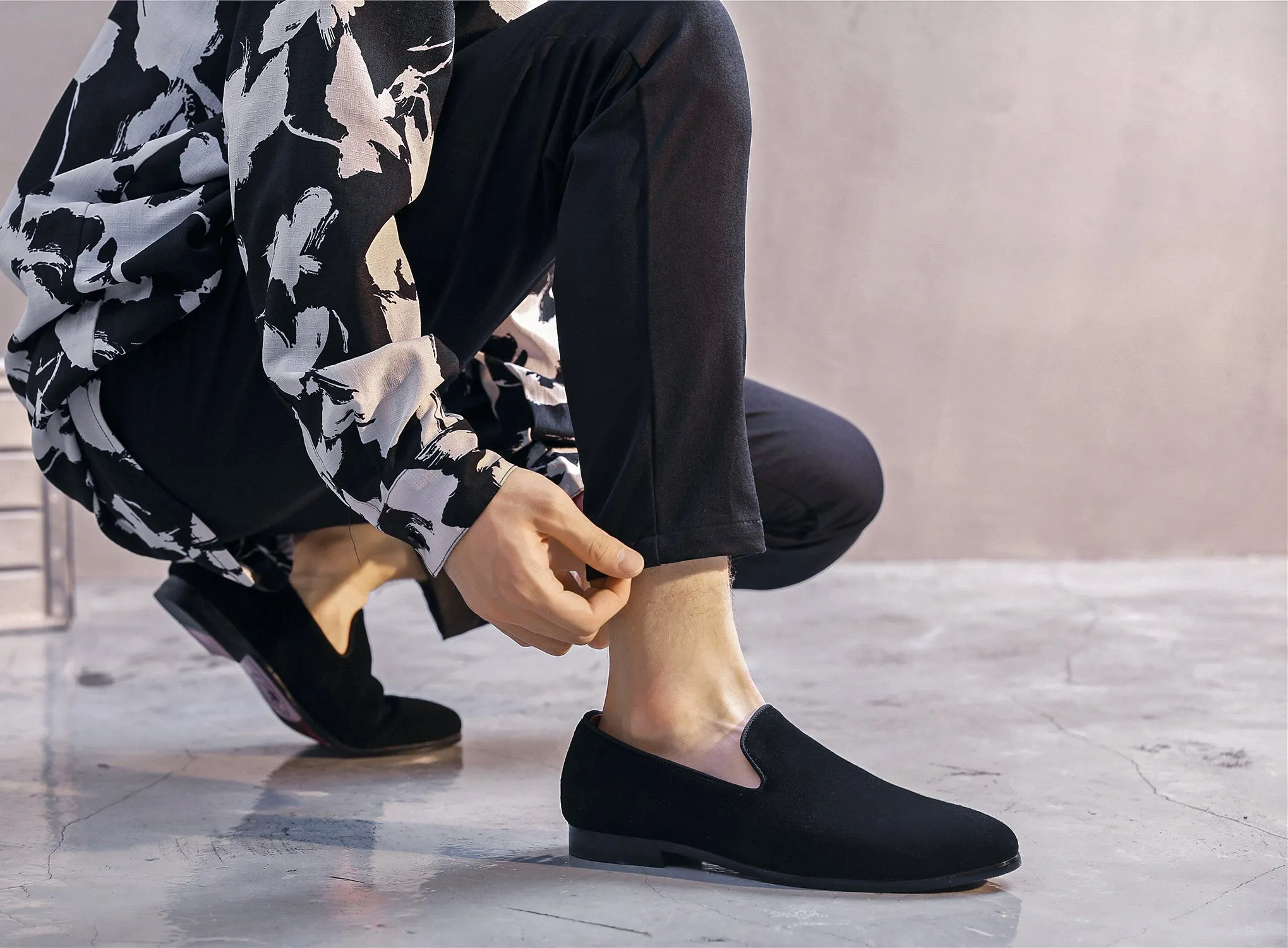 Men's Suede Casual Plain Loafers
