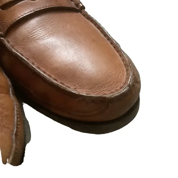 Mephisto boat shoes men’s size 11.5 spinnaker brown leather casual loafers shoes