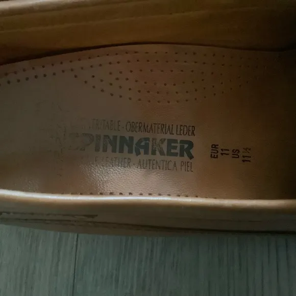 Mephisto boat shoes men’s size 11.5 spinnaker brown leather casual loafers shoes