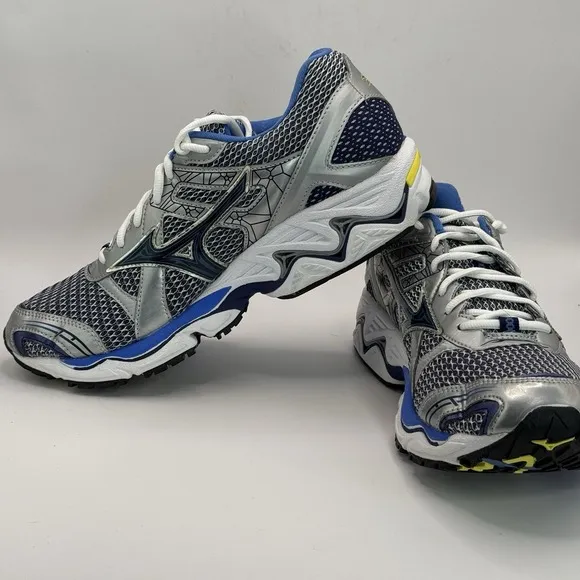Mizuno Wave Inspire 7 Running Shoes Women's Size 11 Cross Sneakers White Blue