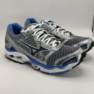 Mizuno Wave Inspire 7 Running Shoes Women's Size 11 Cross Sneakers White Blue