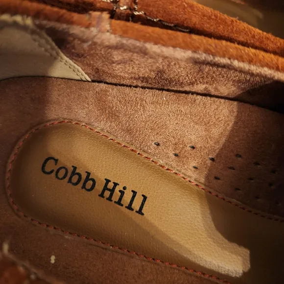 New Cobb Hill Crosbie Moc – Potters Clay Suede Size 8