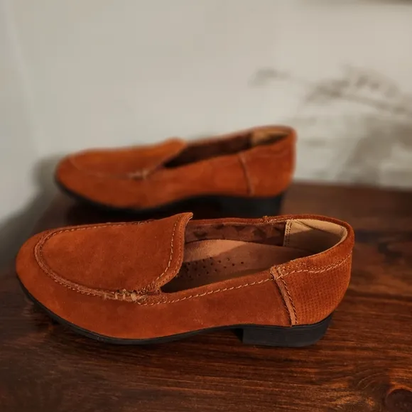 New Cobb Hill Crosbie Moc – Potters Clay Suede Size 8