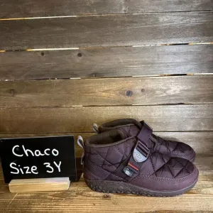 New NWOB Big Kids Chaco‎ Ramble Puff Ankle Outdoor Ankle Boots Booties Size 3 Y