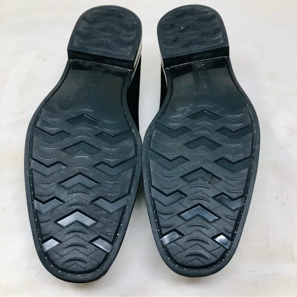 New Stacy Adams Black Suede Loafers