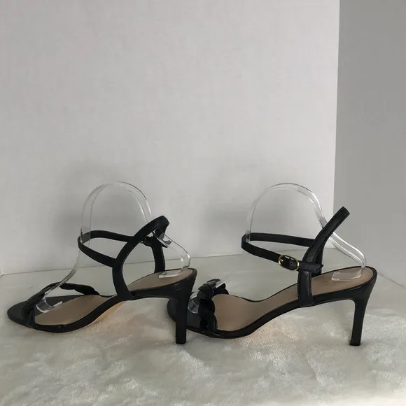 New STUART WEITZMAN Women's Size 11 Black Twistie Stiletto 75 Sandals Heels