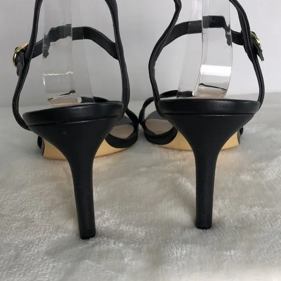 New STUART WEITZMAN Women's Size 11 Black Twistie Stiletto 75 Sandals Heels