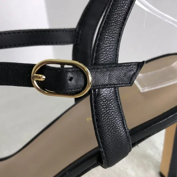 New STUART WEITZMAN Women's Size 11 Black Twistie Stiletto 75 Sandals Heels