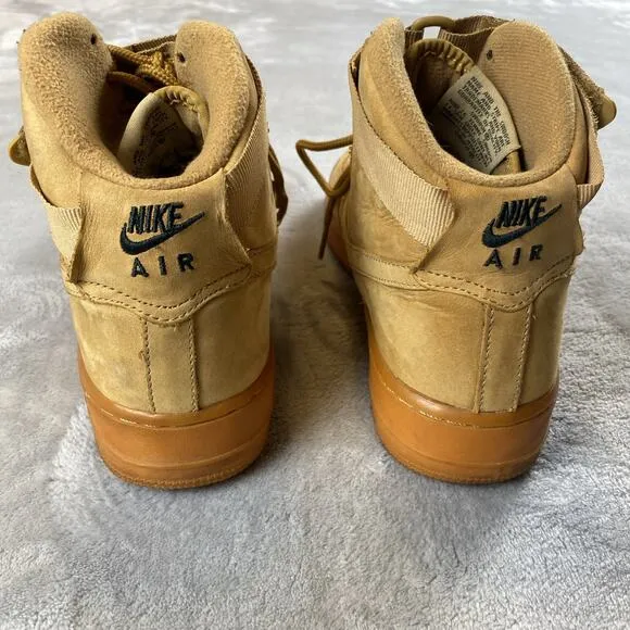Nike Air Force 1 High Flax (Tan) Youth Size 7Y 2017 Basketball
