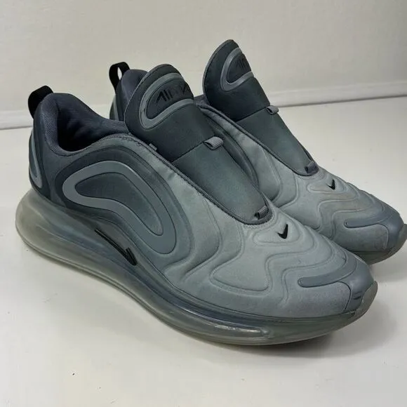 Nike Air Max 720 Athletic Shoes Mens 13 Running Sneakers Grey Black