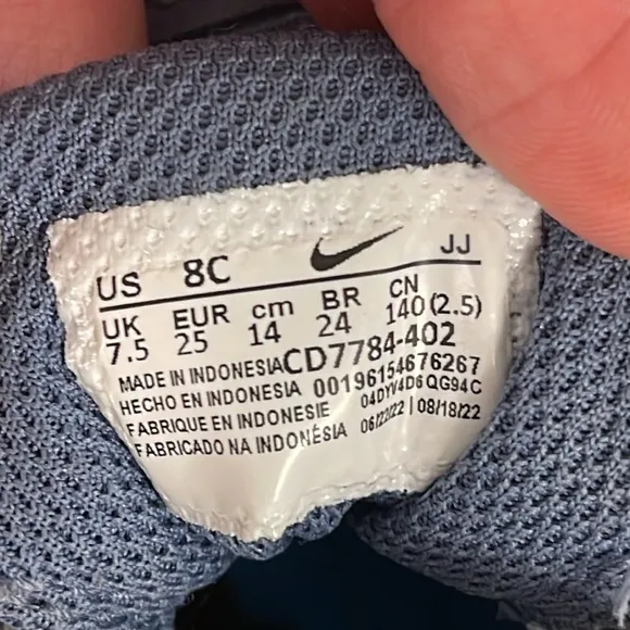 Nike Court Borough Mid 2 Shoes 'Diffused Blue' CD7782-402 Size 8C