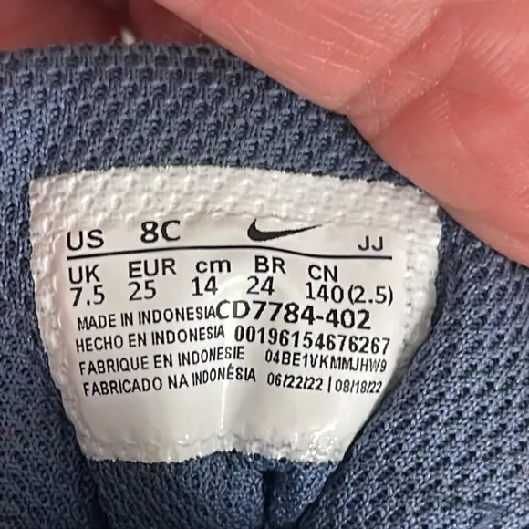 Nike Court Borough Mid 2 Shoes 'Diffused Blue' CD7782-402 Size 8C