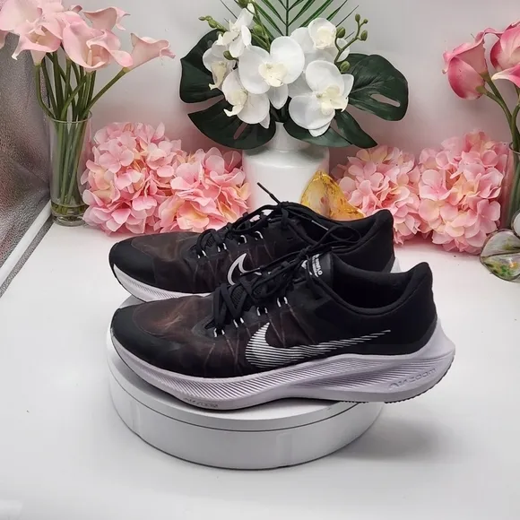 Nike CW3419-006 Men’s Winflo Black Running Shoes Sneakers Sz 12.5