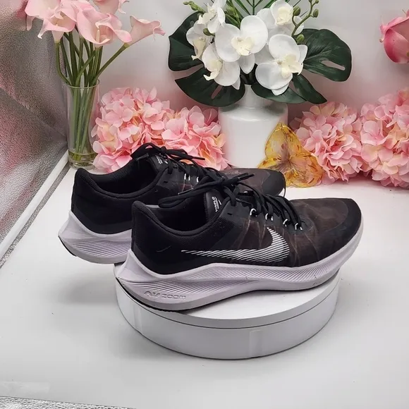 Nike CW3419-006 Men’s Winflo Black Running Shoes Sneakers Sz 12.5
