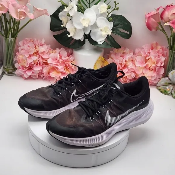 Nike CW3419-006 Men’s Winflo Black Running Shoes Sneakers Sz 12.5