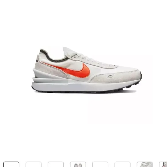 Nike Men’s Waffle One “White/Picante Red/Pure Platinum/White” Sneakers