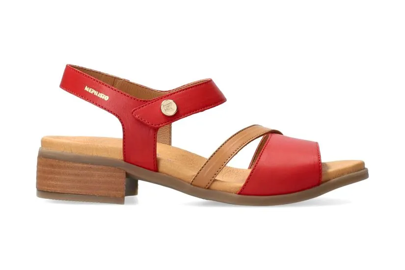 'Nikolia' women's sandal - red