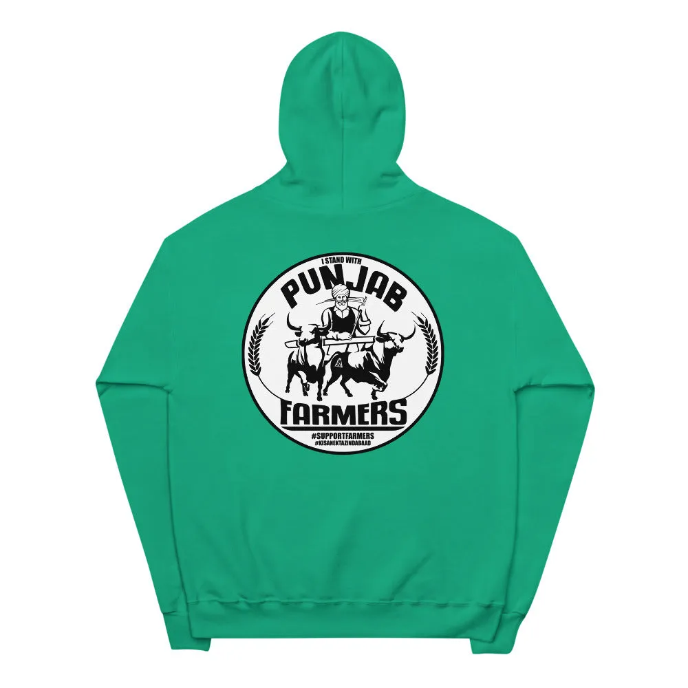 No Farmers No Food - Punjab Farmers Unisex fleece hoodie