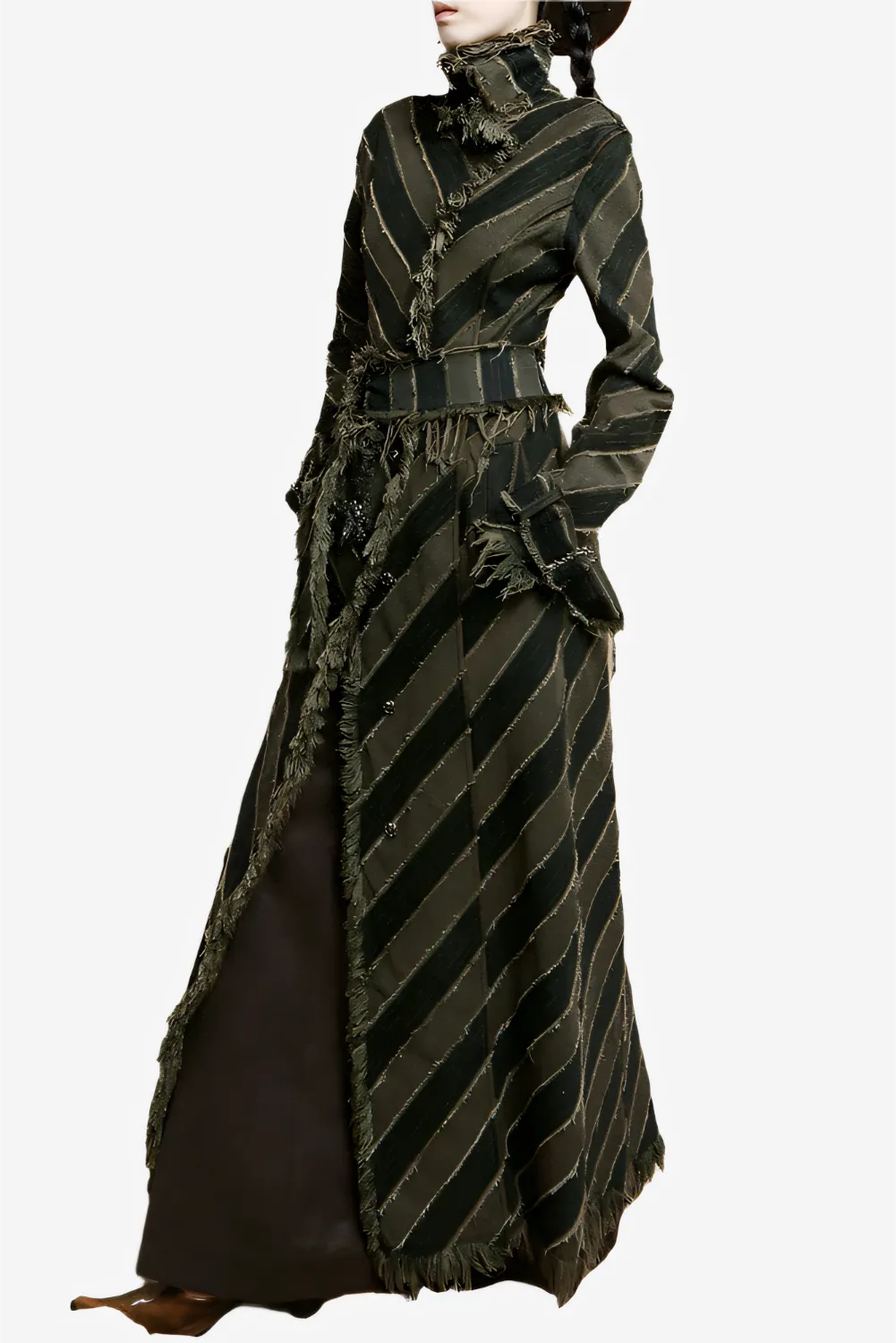 Nomad Striped Fringe Trench