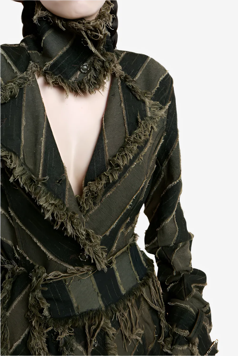 Nomad Striped Fringe Trench