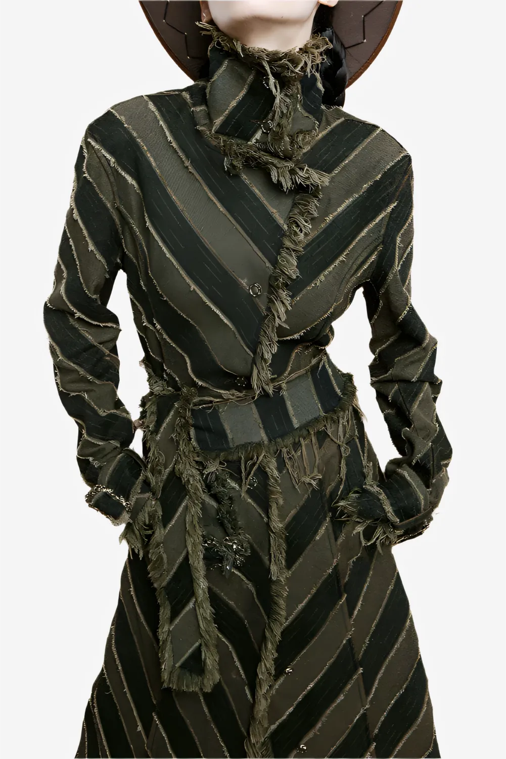 Nomad Striped Fringe Trench