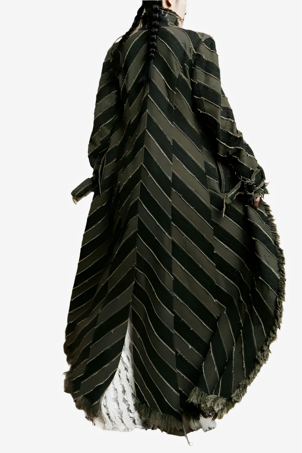 Nomad Striped Fringe Trench