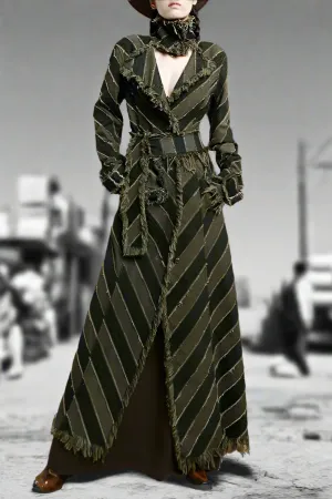 Nomad Striped Fringe Trench