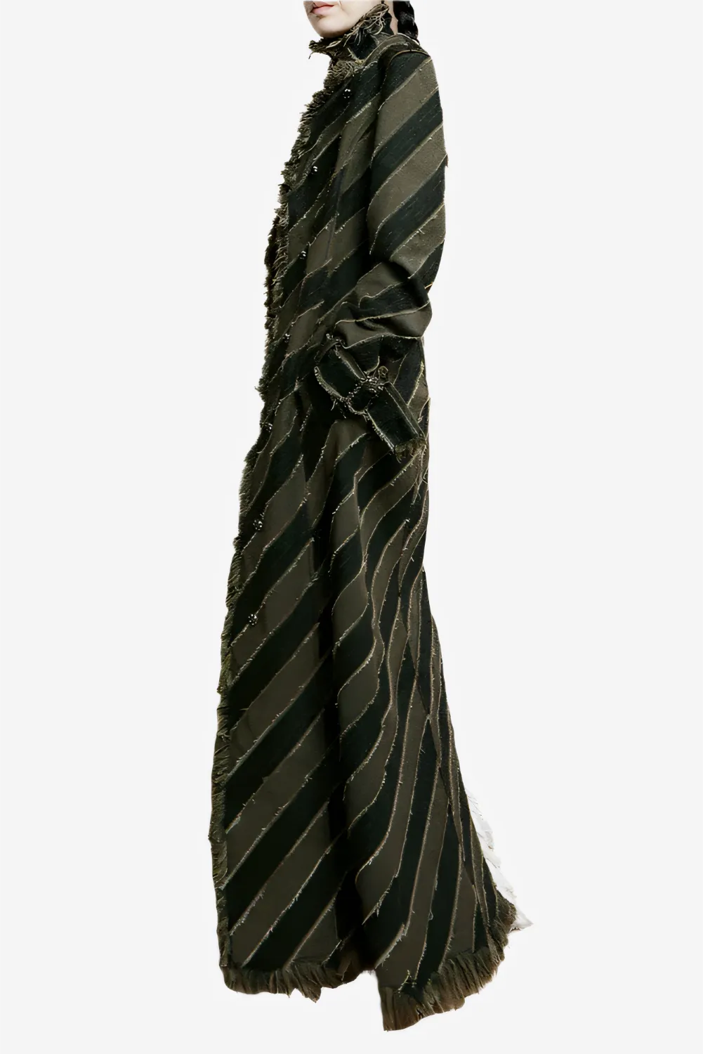 Nomad Striped Fringe Trench