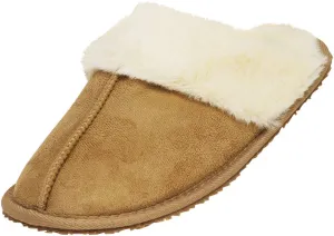 Norty Womens Mule Clog Slippers 42084 Beige Mule